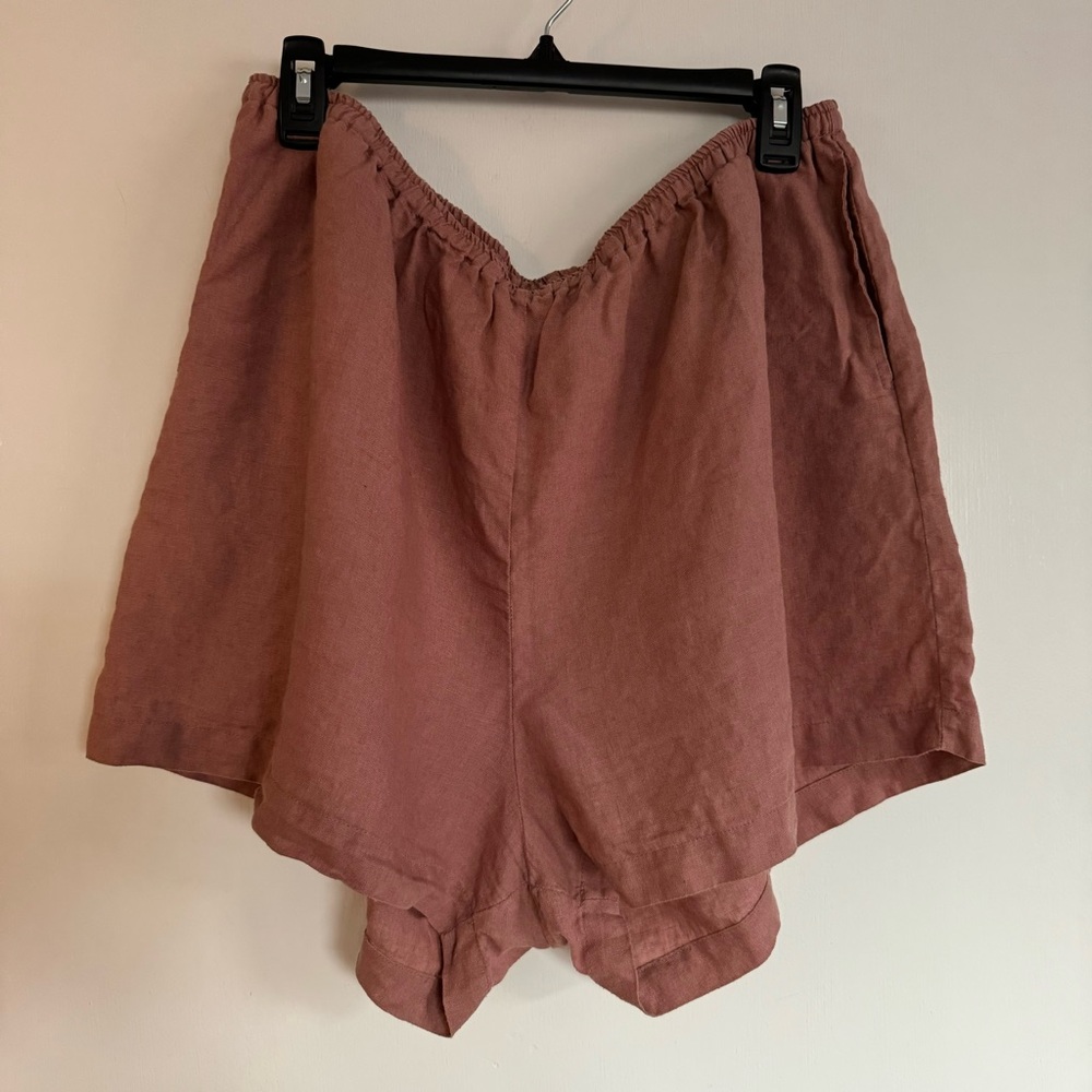 SOLD - THE 04 SET Deiji Studios Smoke Pink XL 100% linen - Picture 11 of 16